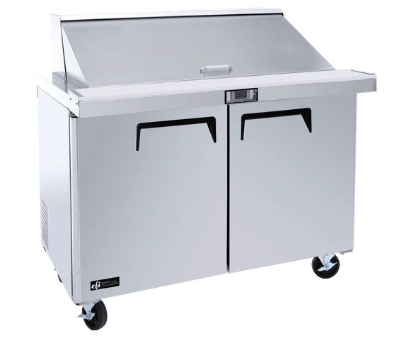 EFI CMDR2-60VC - 60.2" Mega Top Refrigerated Prep Table with Two Doors
