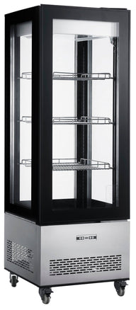 Canco RT-400L 25.5" Four Sided Glass Door Display Refrigerator