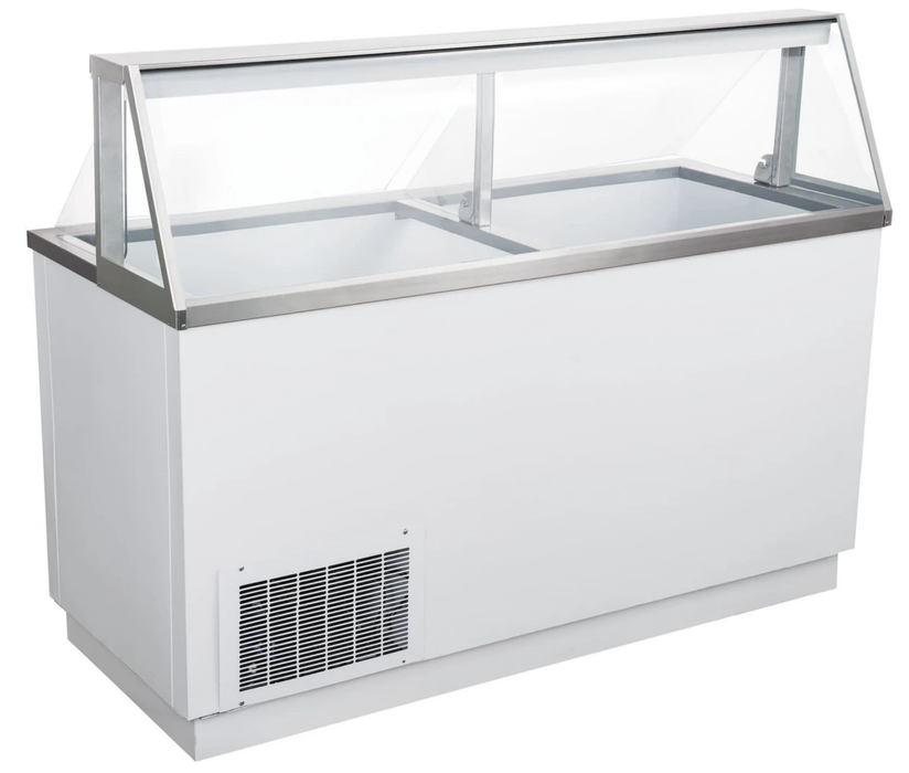 Canco IDC12-68 68" Ice Cream Dipping Freezer - 12 Tub Capacity