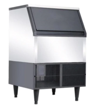 Canco AZ-200 Ice Machine, Cube Shaped Ice - 264LB/24HRS, 88LBS Storage