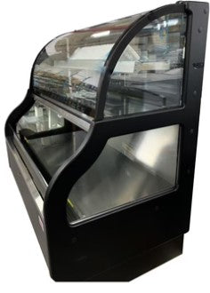 Canco RTS-510L Dual Service 51.5" Open Refrigerated Floor Display Case Merchandiser