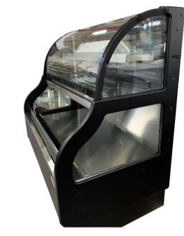 Canco RTS-410L Dual Service 39" Open Refrigerated Floor Display Case Merchandiser