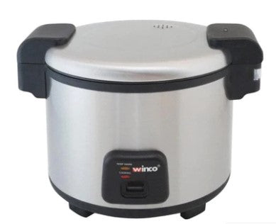 Winco Advanced Electric Rice Cooker/Warmer with Hinged Cover