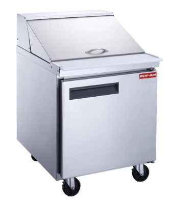 New Air NPT-029-SA - 29" Refrigerated Prep Table with One Door