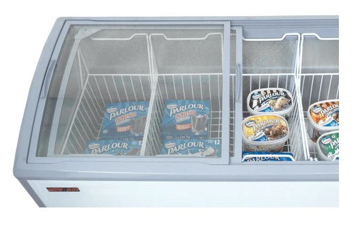 New Air NIF-49-CG - 49" Ice Cream Display Freezer - 11 Cu. Ft.