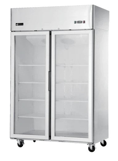 EFI F2-52GDSVC - 53" Double Glass Door Display Freezer - 43 Cu. Ft.