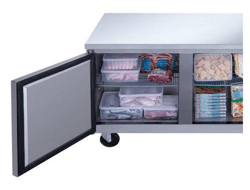 New Air NUF-060-SS - 60'' Undercounter Freezer - 15 Cu. Ft.