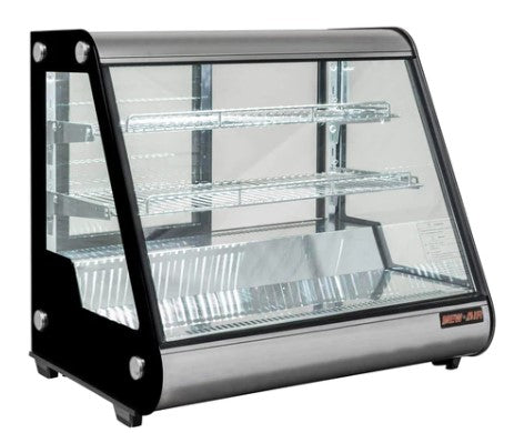 New Air NDC-013-CD - 28" Countertop Full Service Refrigerated Display Case - 4 Cu. Ft.