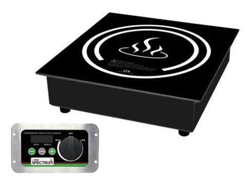 Winco EIDS-18 Commercial Electric Drop-In Induction Cooker - 120V, 1800W