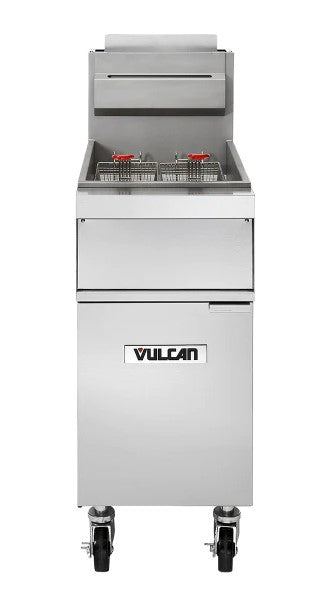 Vulcan 1GR45M 45-50 lb. Floor Fryer - 120,000 Btu (Natural Gas or Propane)