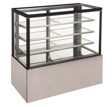 Canco PC-35-3 Flat Glass 3 Tier 36" Refrigerated Pastry Display Case