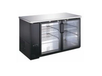 Canco BB-2859G Commercial 60" Double Glass Door Back Bar Cooler