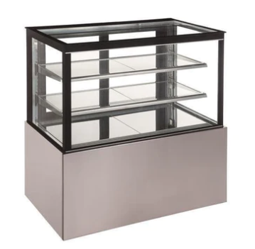 Canco PC-47-2 Flat Glass 2 Tier 48" Refrigerated Pastry Display Case