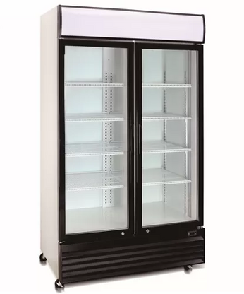 Coolasonic P1400WA Double Door 54" Wide Display Refrigerator