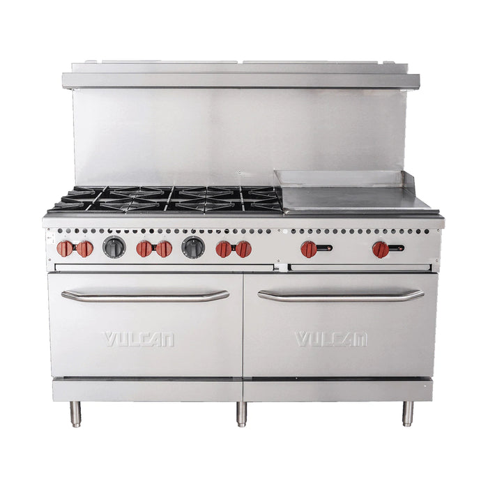 Vulcan SX60F-6B24G Natural Gas 60" SX Series Value Range With Griddle- 258,000 Btu